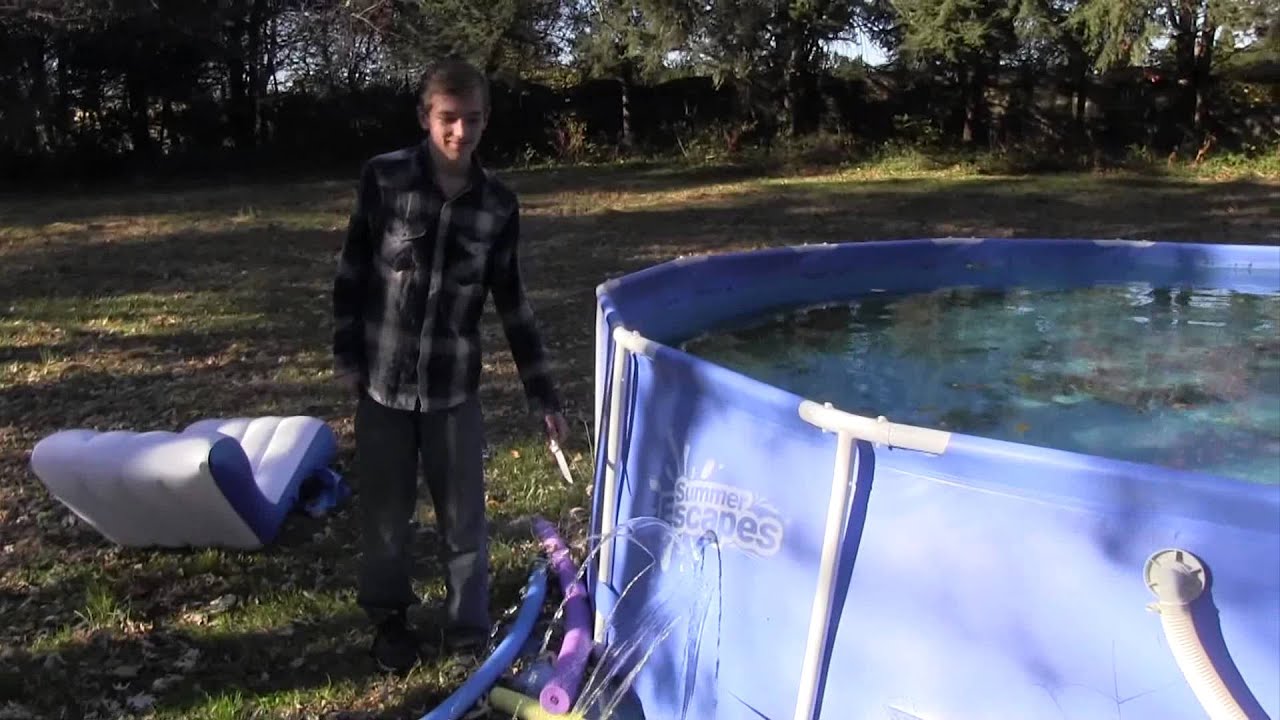 Slicing Open Our Pool - Director's Cut - 4 minutes