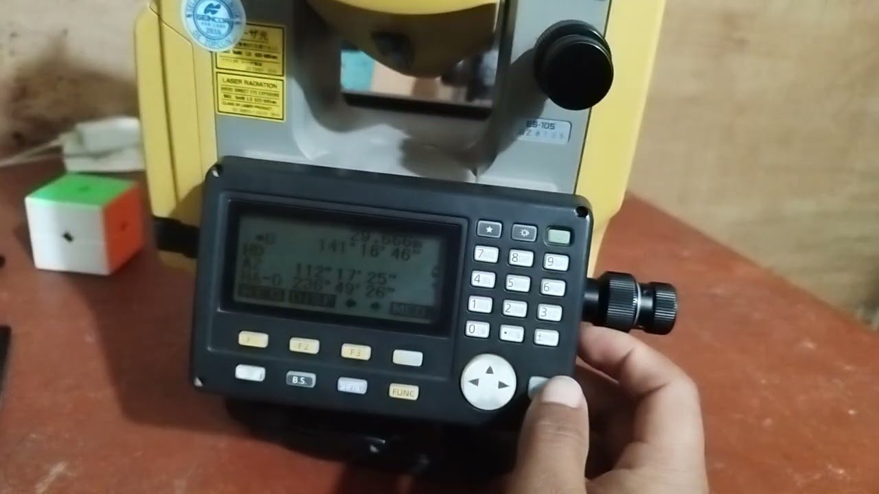 Replantear puntos de cero a experto con estación total topcon es-105