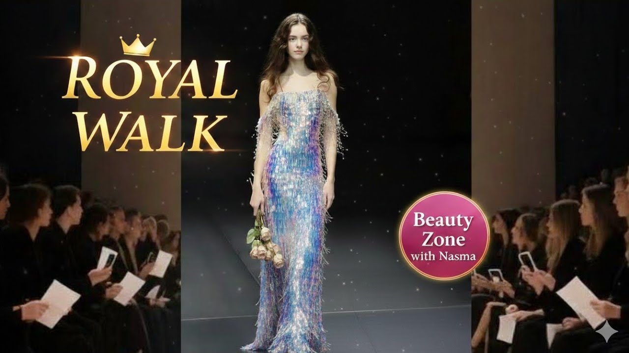 ✨ Stunning Fashion Show | Beautiful Girls in Elegant Gowns | Royal Runway Walk ✨