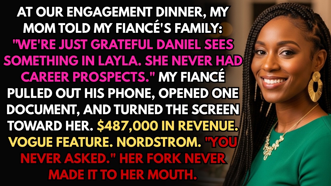 My Parents Told My Fiancé's Family I Had No Career Prospects—He Showed Them My Company's Revenue....