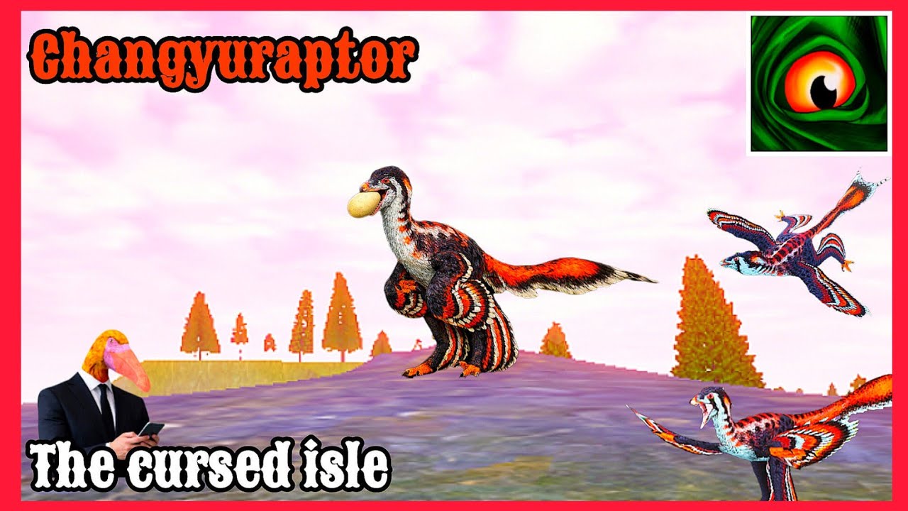 🔴La ardilla emplumada voladora más escurridiza de la isla🗿..(CHANGYURAPTOR)🦖..#goldenpato