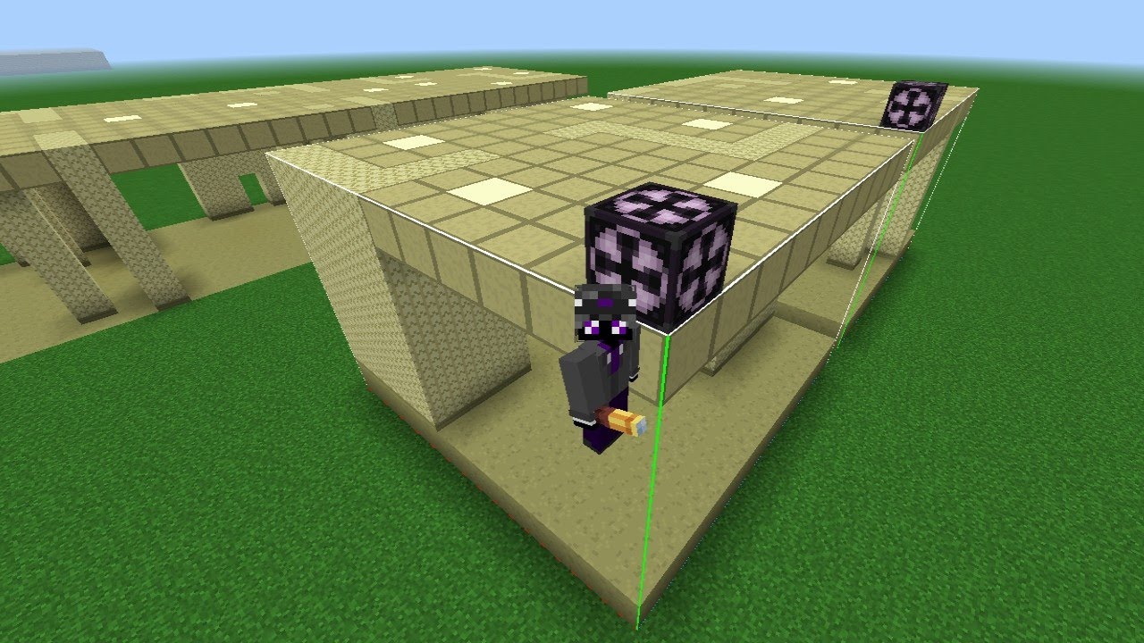 Как построить подсобные помещения в Minecraft с помощью структурных блоков