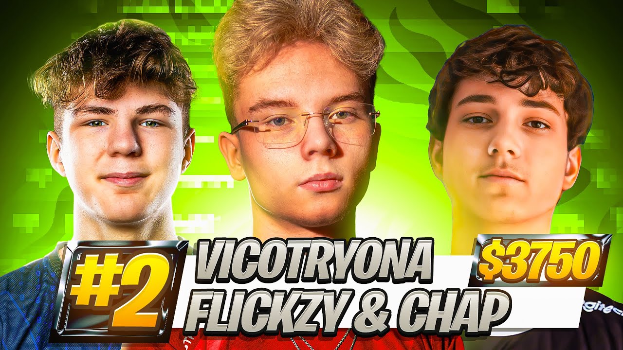 2ND PLACE IN TRIO CASH CUP ($3750) 🏆 w/ FlickzyV2 & Chap