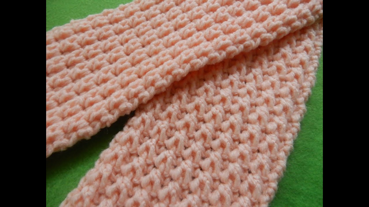 Crochet Scarf Tutorial | ONE ROW REPEAT STITCH