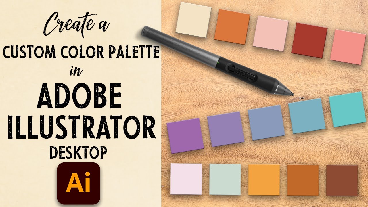 ADOBE ILLUSTRATOR | Create a Quick Color Palette | Saving to Creative Cloud Library | Digital Art