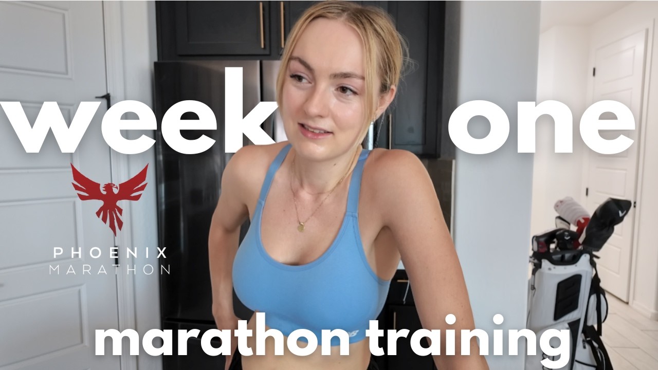 TRAINING BEGINS!! | marathon training vlog | week 1