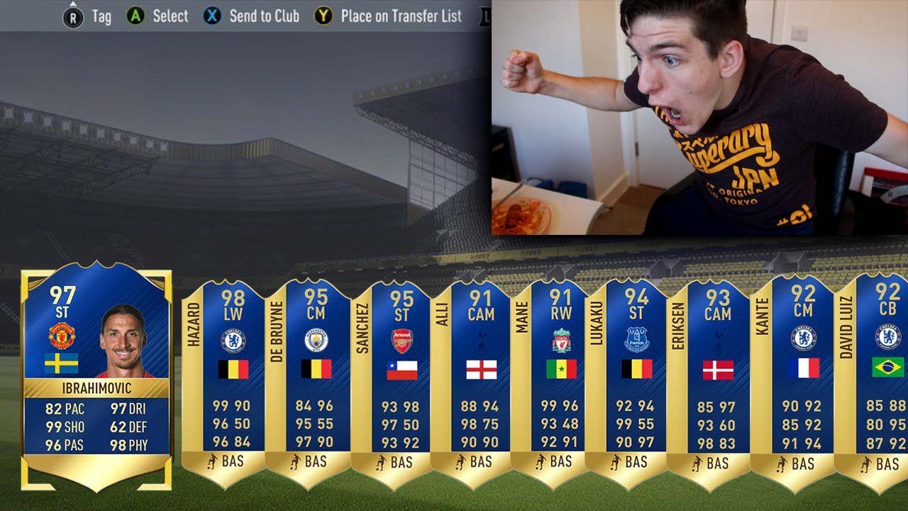 TOTS IN EVERY PACK!!! 🇨🇱🇫🇷 (FIFA 17 TOTS BPL PACK OPENING)