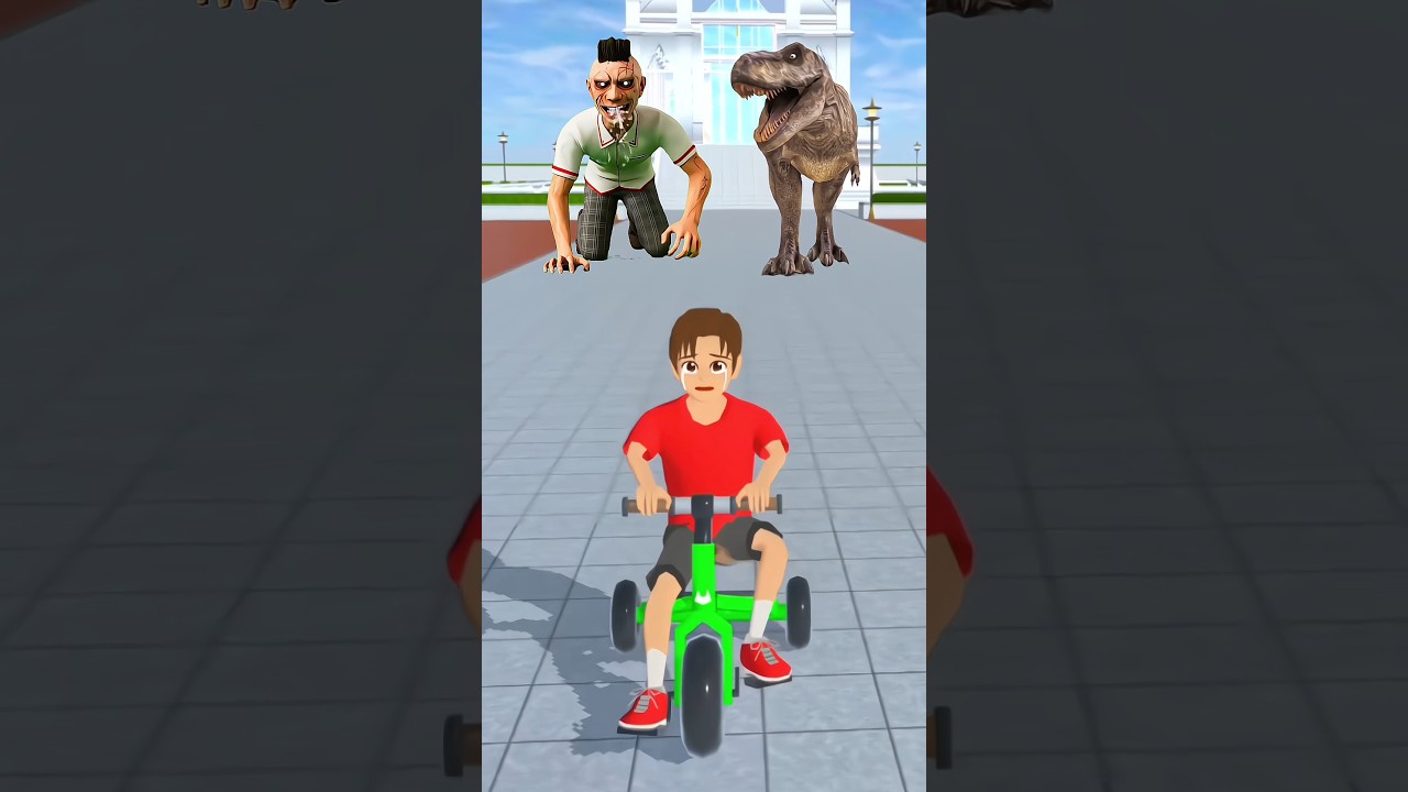 Monster and Dionasour attack the children 🧟👹 #sakuraschoolsimulator #shortvideo #viralvideo #sakura