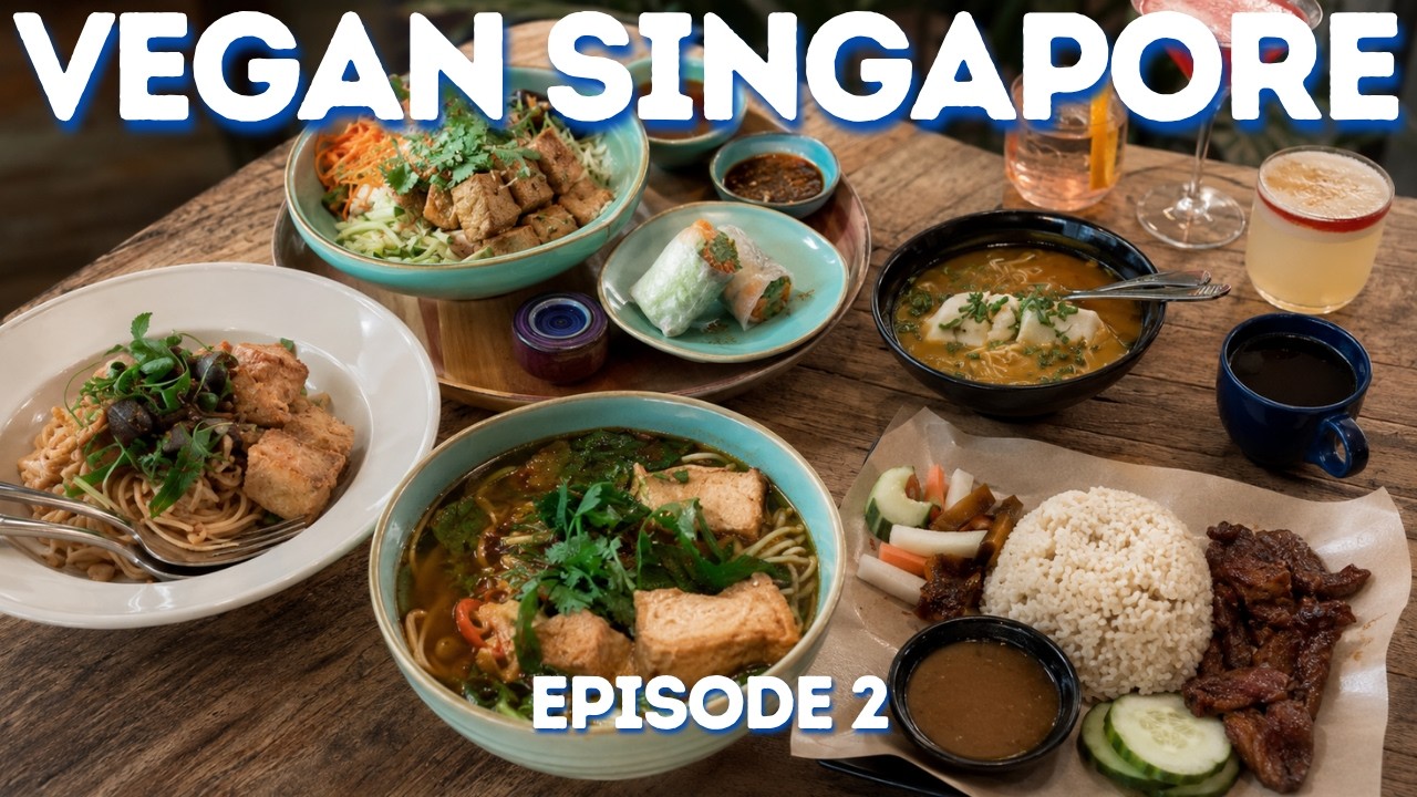 ✈️ The amazing emerging vegan LOCAL FOOD in SINGAPORE | A change is coming