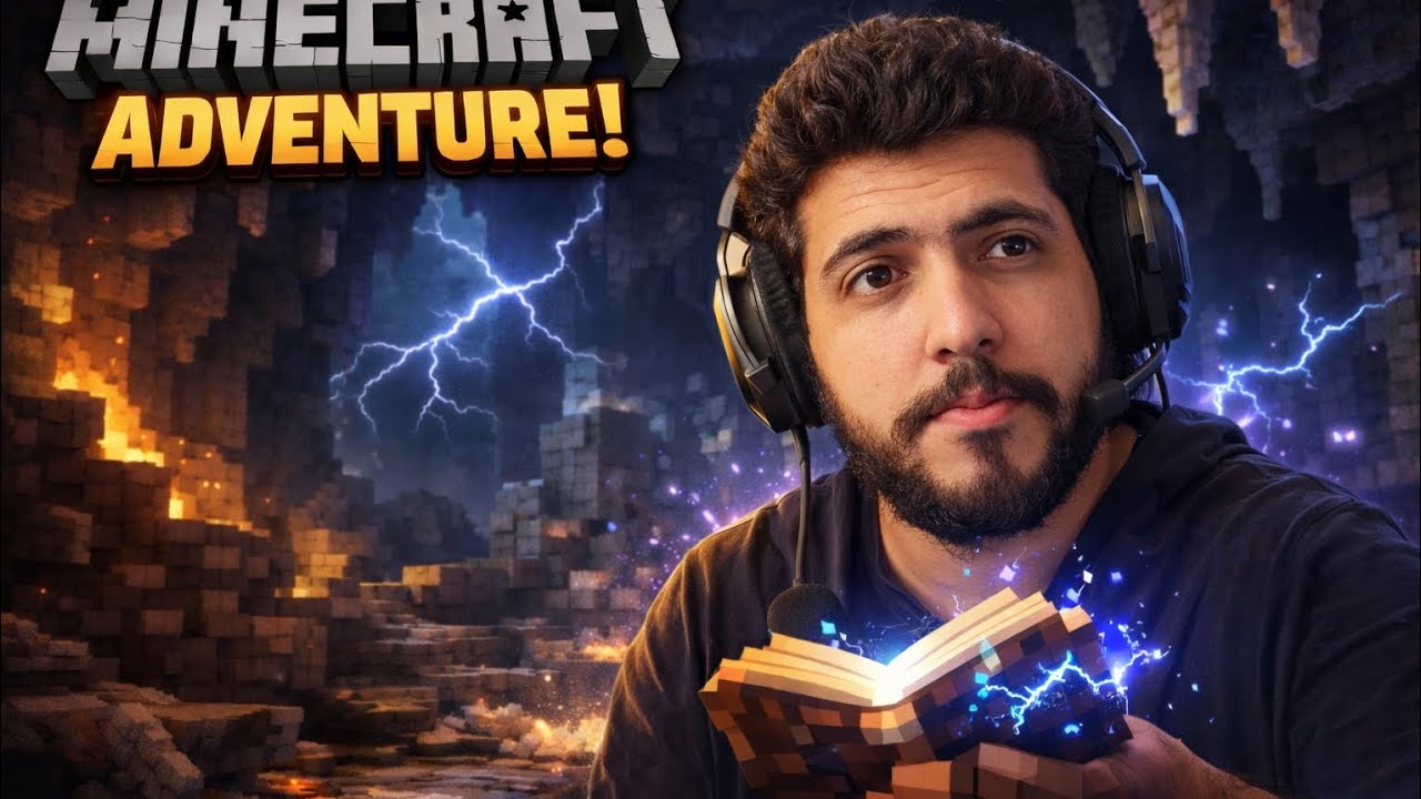 مكتبة داخل أغرب كهف رأيته في ماين كرافت #minecraft 