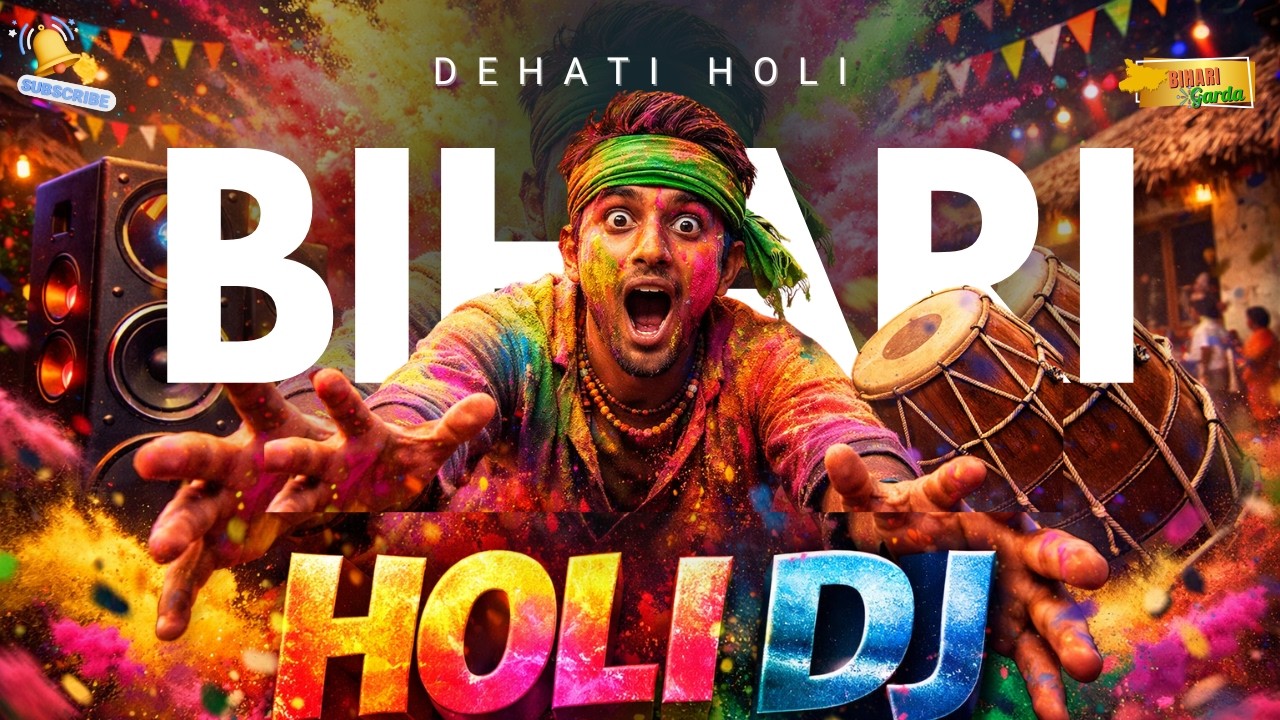 ढोलक से DJ तक 🔥 Bihar Dehati Holi  पूरा गाँव रंग में डूब गइले #BiharDehatiHoli#HoliDJ2026
