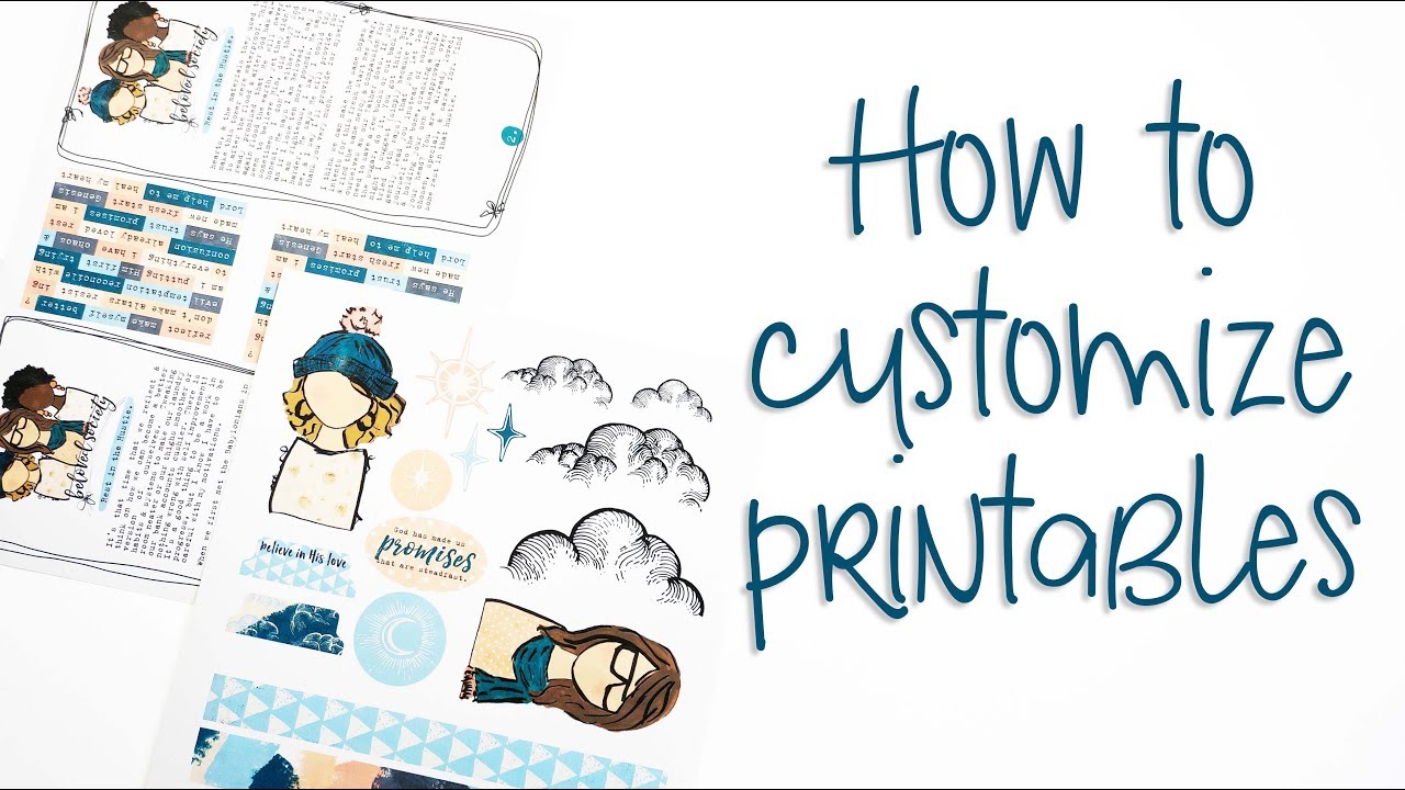 How To Customize Printables In Photoshop
