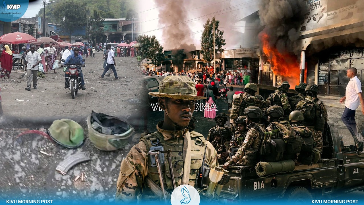 RDC: SHUMBULIZI PA GOMA, WAJAMBAZI  KUUWAWA KUUWA NA AFCM23 NA WENGINE KUSHIKWA