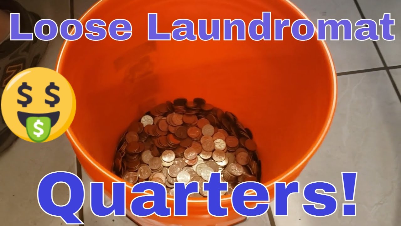 Bucket of Loose Laundromat Quarters! Non Wrapped Silver Coins from Vending Machines Hunt. Coin Snobz