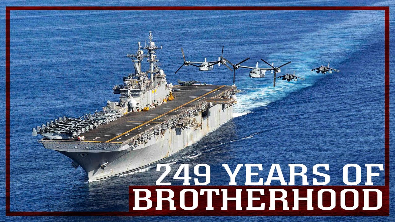 24th MEU Celebrates 249th Marine Corps Birthday at Sea