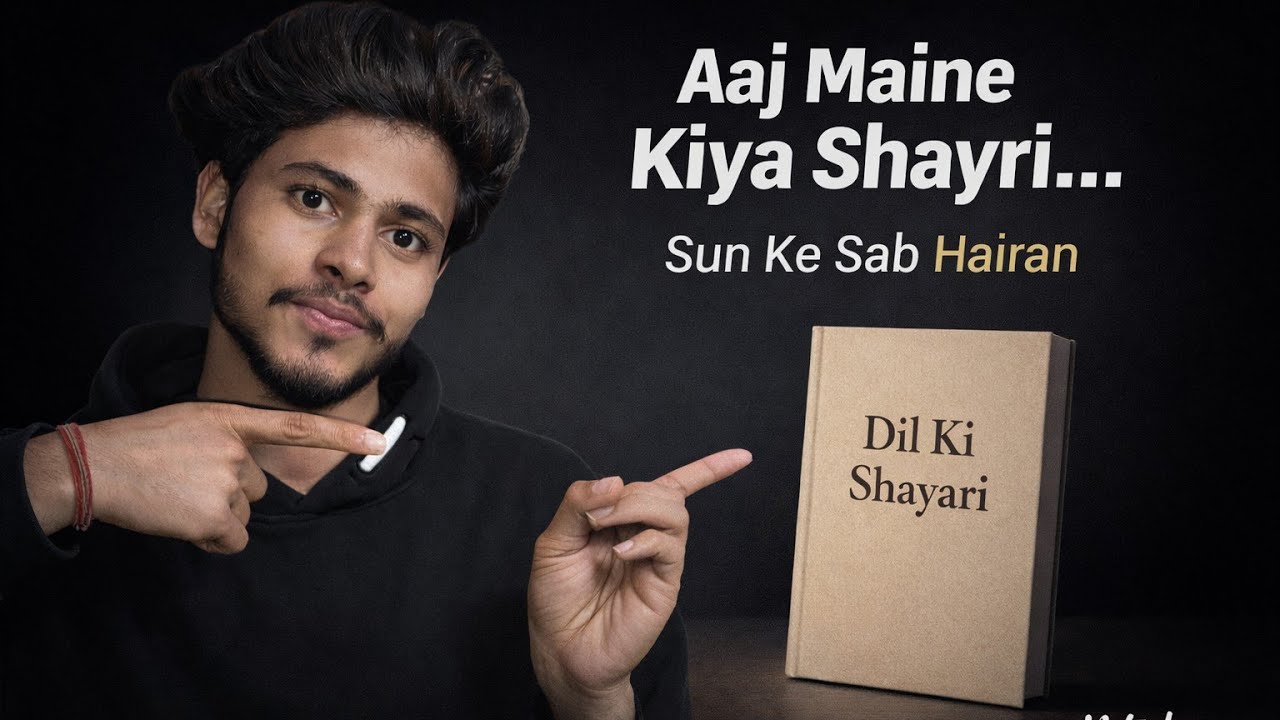 “Aaj Dil Se Shayari Nikal Gayi… Reason Mat Puchna 😔”