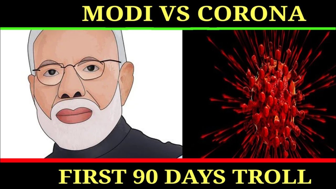 MODI 90 DAYS CORONA ACTION TROLL | IN A SHORT STORY 2020 | 
