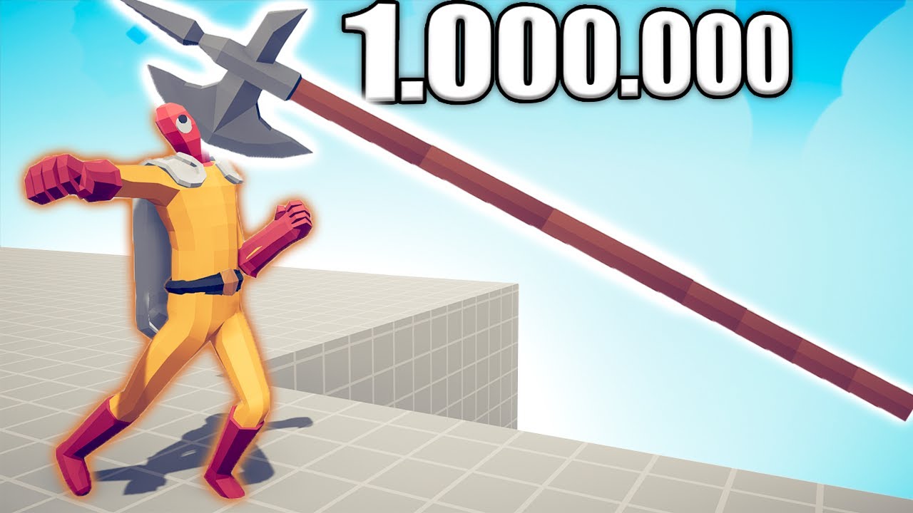1.000.000 DAMAGE HALBERD 1 vs 1 TOURNAMENT - TABS | Totally Accurate Battle Simulator 2023
