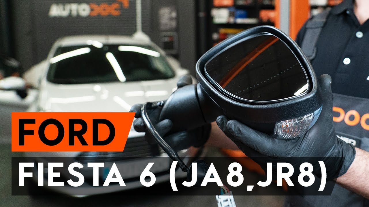 Come sostituire specchietti retrovisori / specchietto laterale su FORD FIESTA JA8 [TUTORIAL]