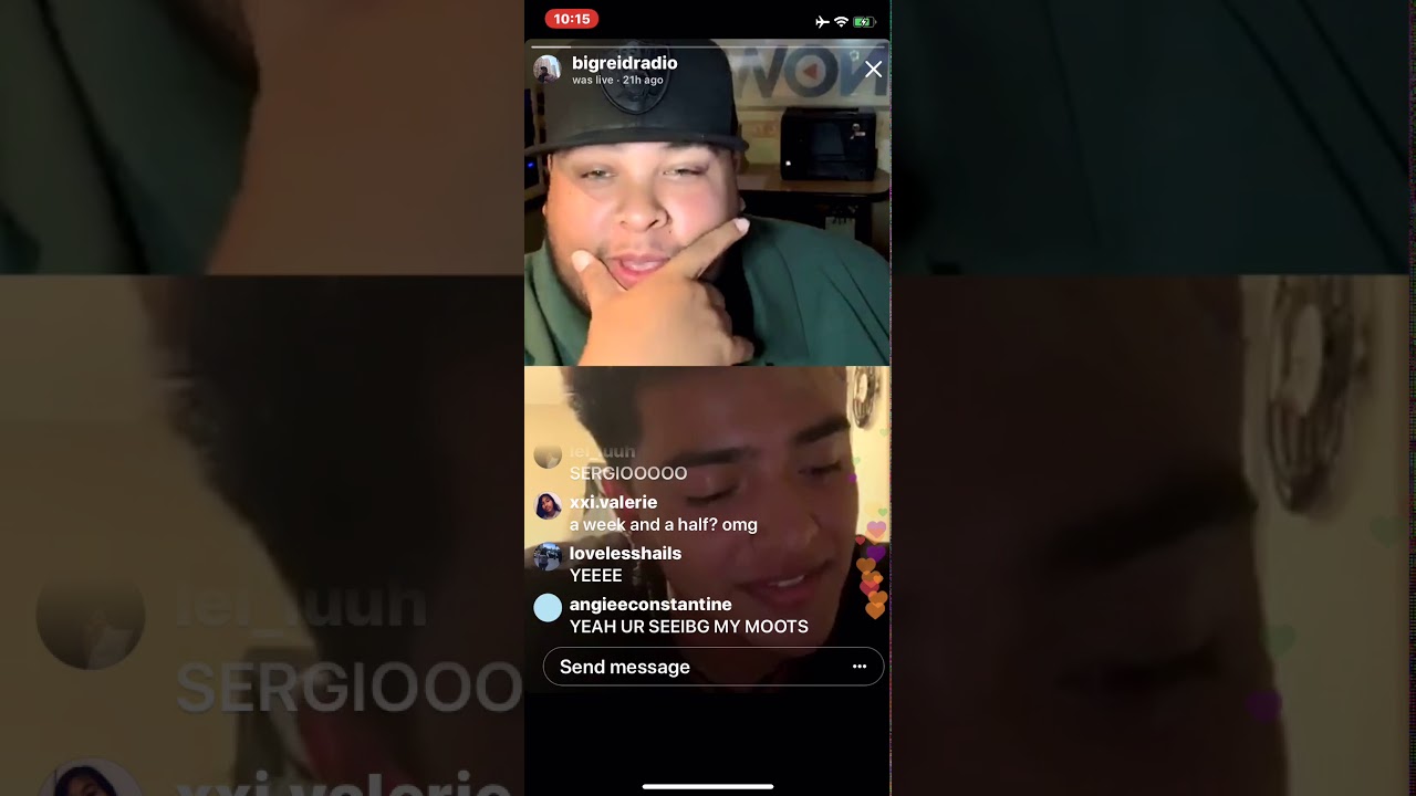 Big Reid Radio Live with In Real Life (Sergio) (8/29/19)