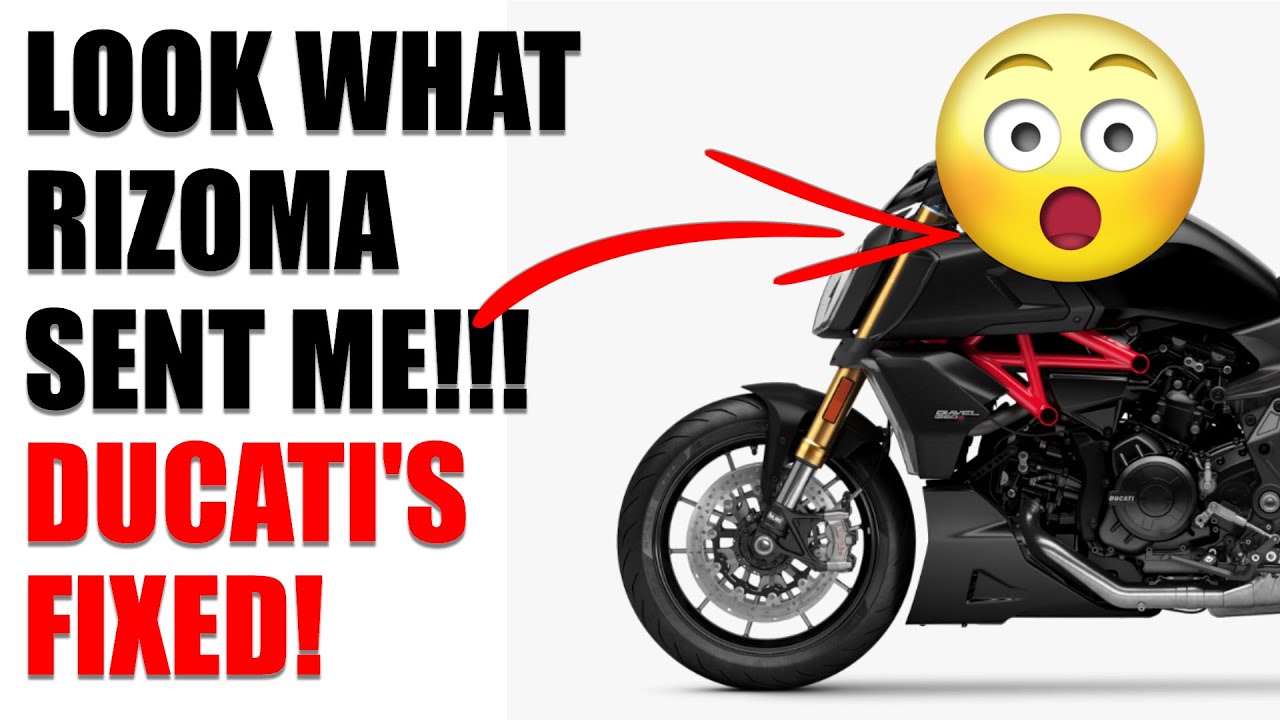 Ducati Diavel 1260 S: Rizoma Mirrors Fix and CNC Racing Mod