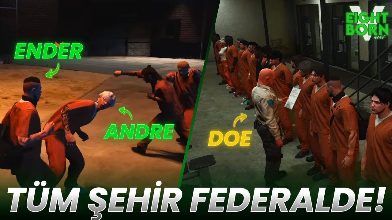 TÜM ŞEHİR FEDERALDE! DOE ROL PASI! DELİBAL VE X KAVGA EDİYOR! EightbornV Next