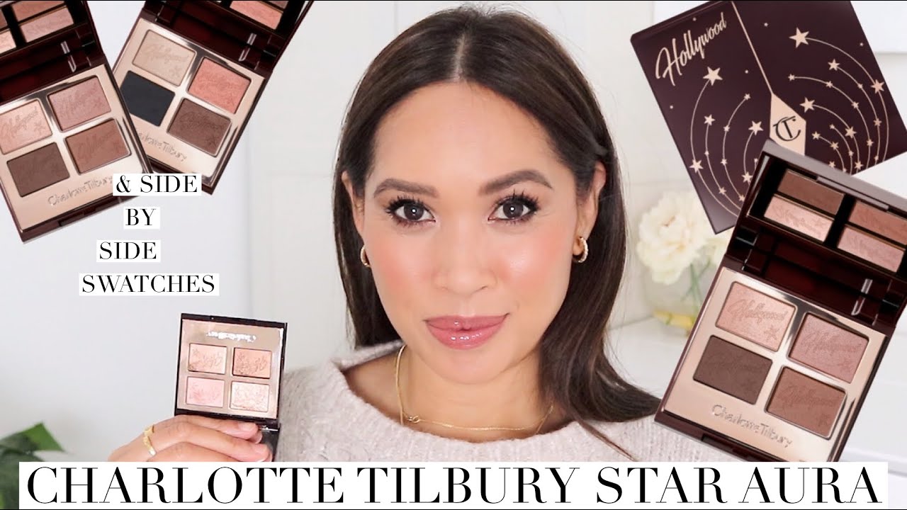 ✨NEW✨CHARLOTTE TILBURY 🌟STAR AURA🌟HOLLYWOOD FLAWLESS EYE FILTER PALTTE & DIVA LIGHTS COMPARISON✨