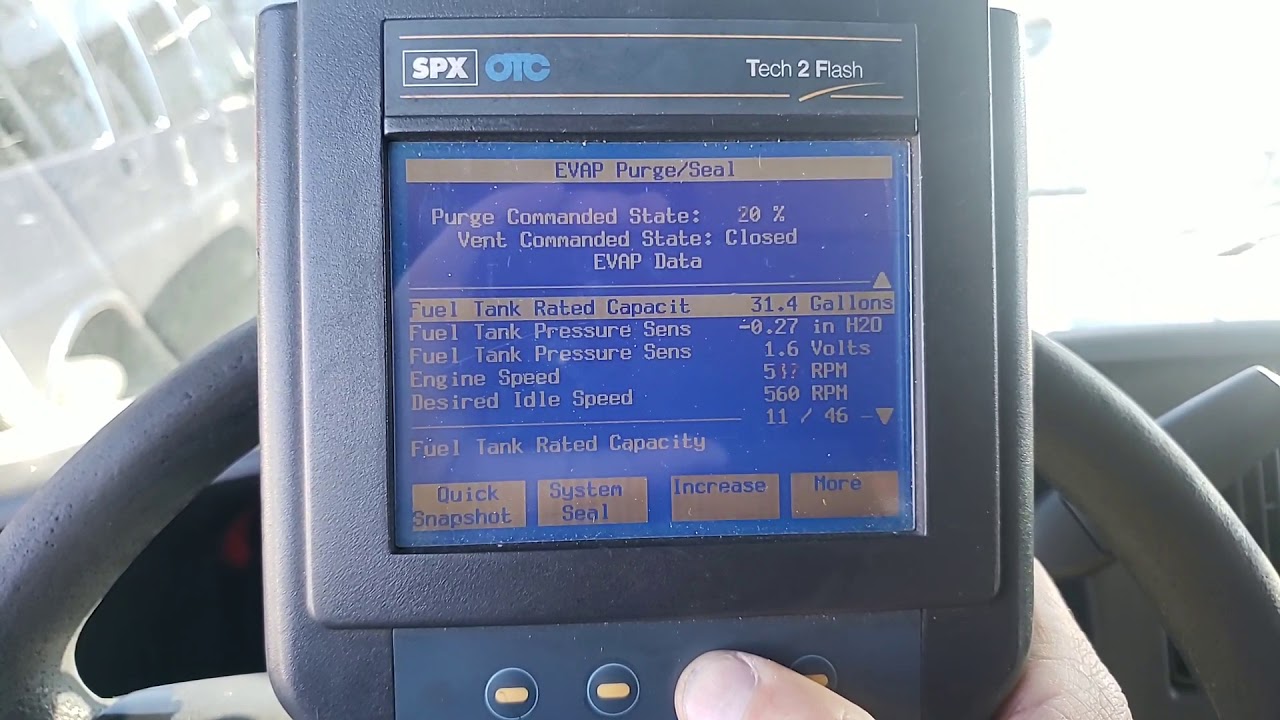 How to verify a GM evap system repair