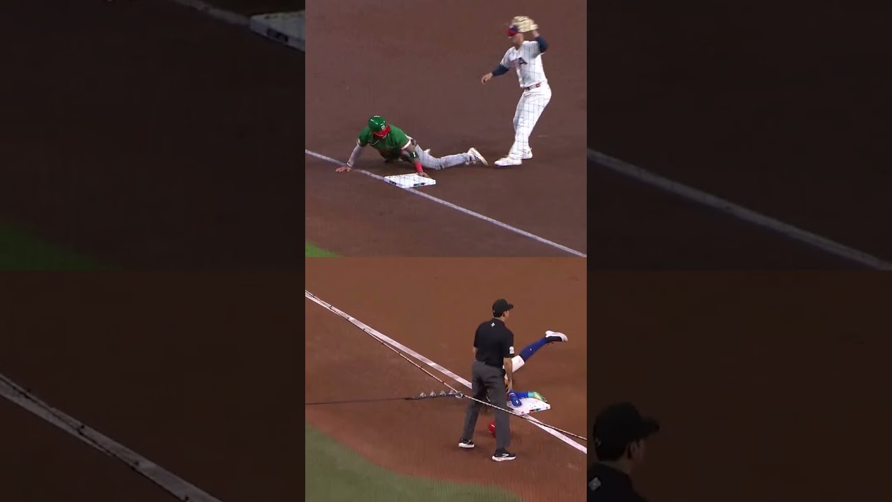 Word to the wise: Don't run on Aaron Judge. 👨&zwj;⚖️⚾️💥💪 #shorts