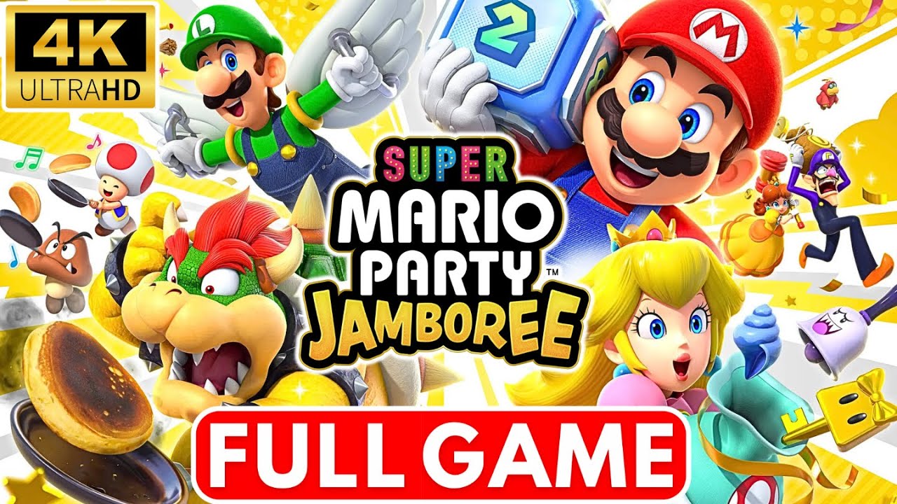 Super Mario Party Jamboree - FULL GAME 100% All Boards & Characters (Mario Party Mode)! 4K Upscaled