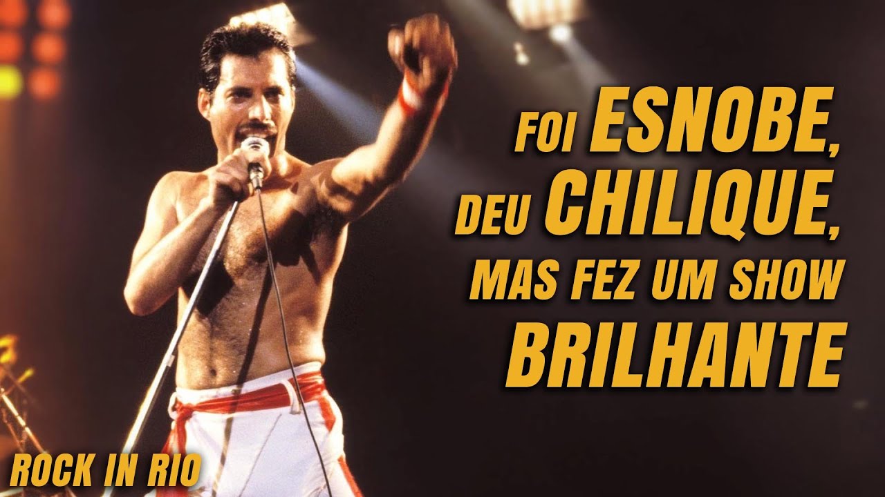 FREDDIE MERCURY QUEBROU O CAMARIM E NÃO FALAVA COM NINGUÉM NO ROCK IN RIO 85