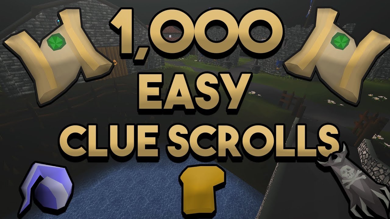 Loot From 1,000 Easy Clue Scrolls