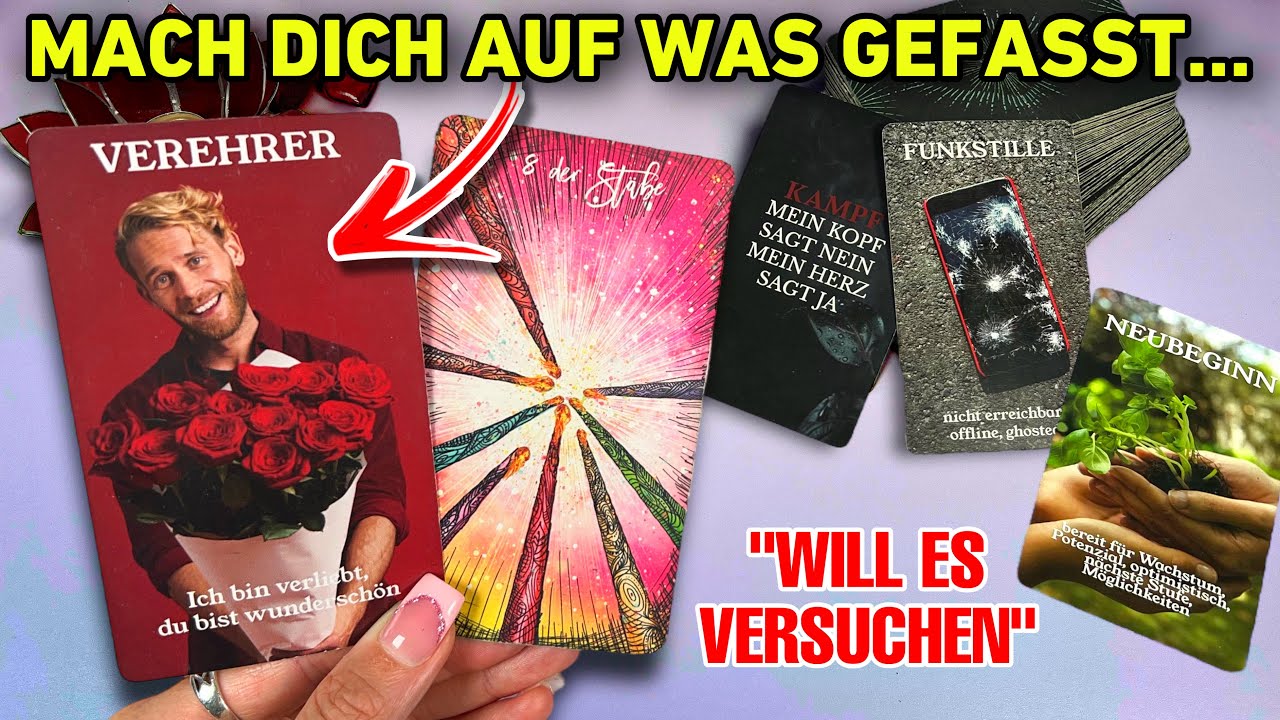 UNERWARTET Jemand will die Funkstille BRECHEN & hat eine Idee... Tarot Liebe