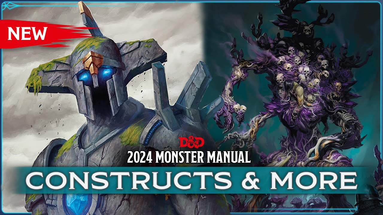 New Constructs, Plants, Beasts & Humanoids | 2024 Monster Manual | D&D