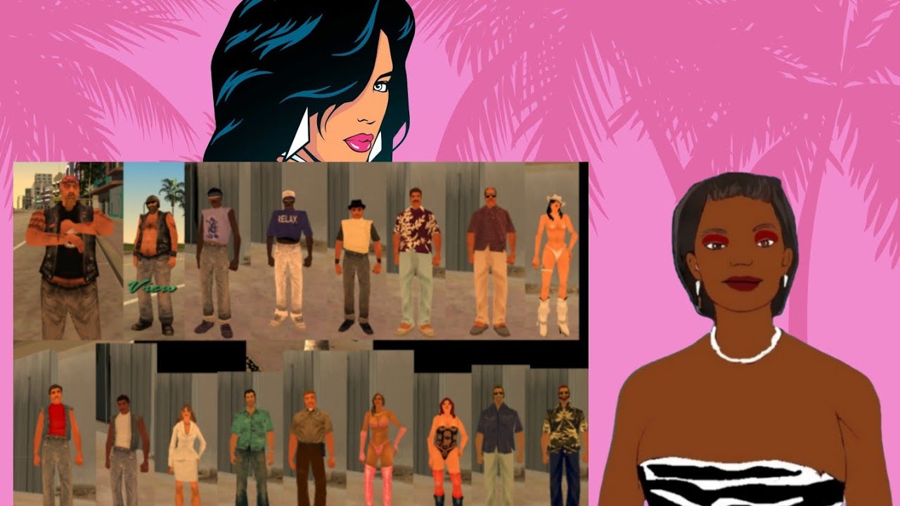 Gta San Andreas • Legendary Vice City Skin Pack • Peds & Characters
