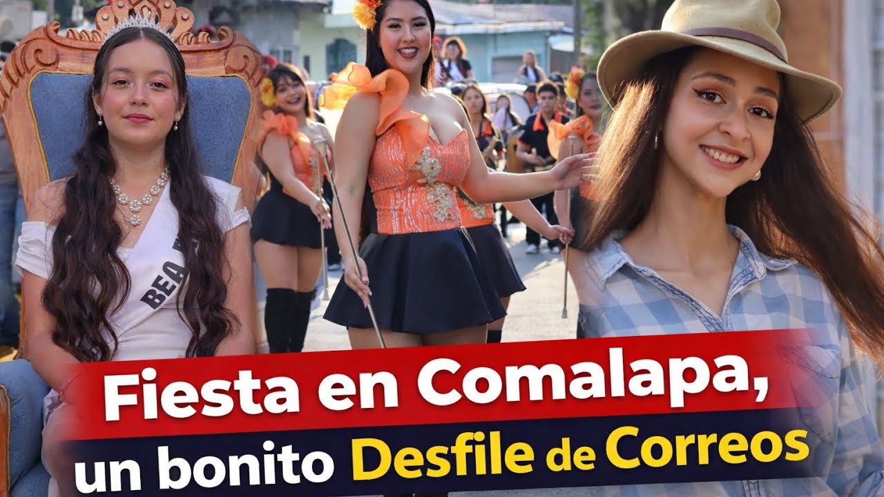 Desfile de correos en Comalapa con la Fenix Music Band 503