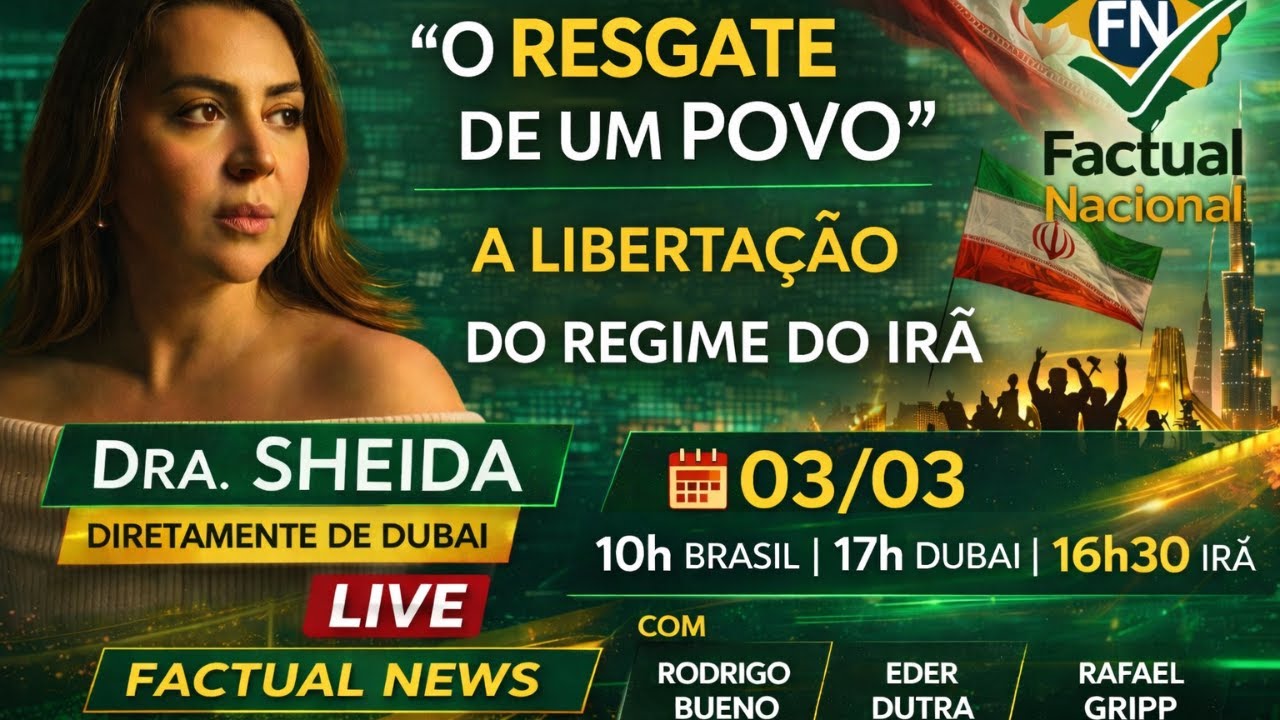 “O Resgate de um Povo” – A Libertação do Regime do Irã | AO VIVO 03/03