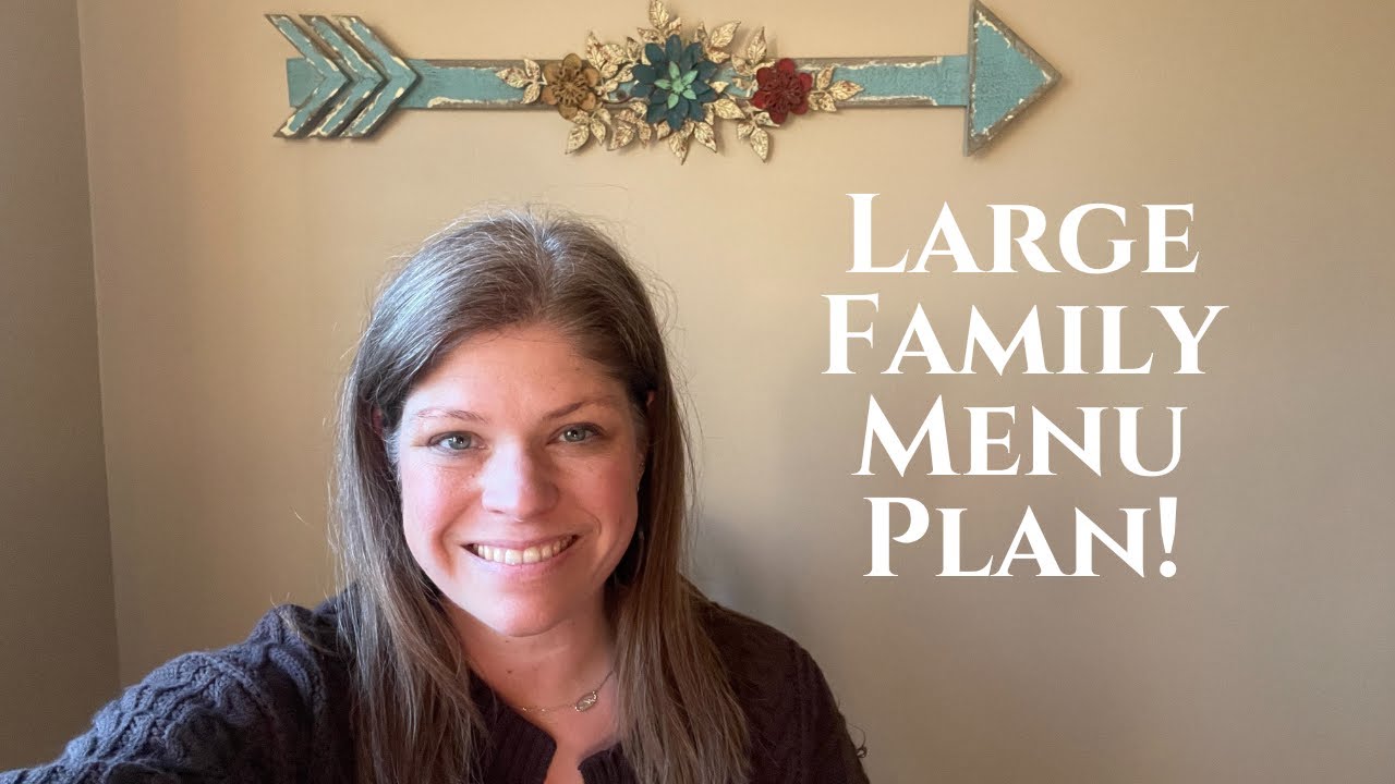 Large Family Menu Plan | 9+ RECIPES | Scotch Eggs Tutorial