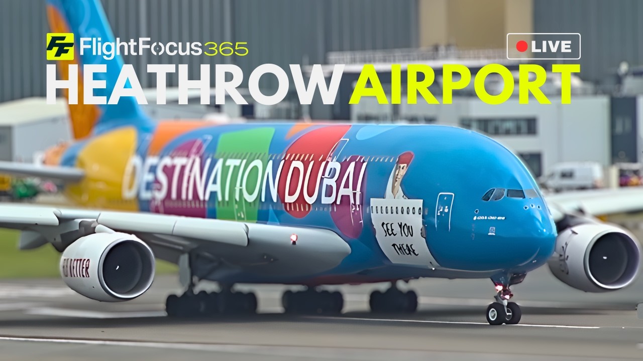 Heathrow Airport Live - Friday 12th June 2026