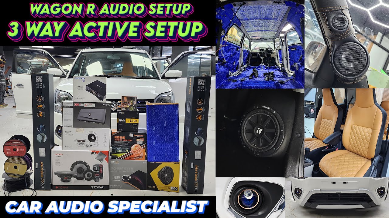 Wagon R 3 Way Active Audio | Car Audio Chennai | Car Audio Expert | Car Sense Chennai