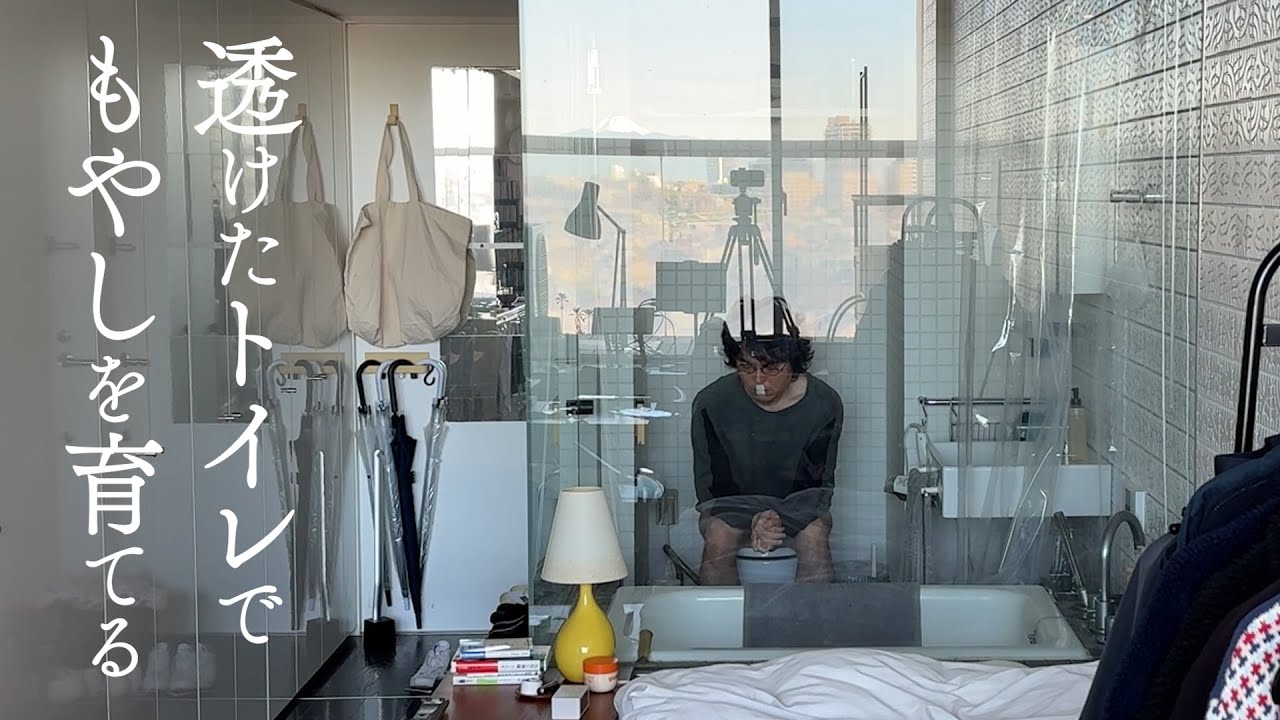 透けたトイレでもやしを育てる　もやし栽培の記録