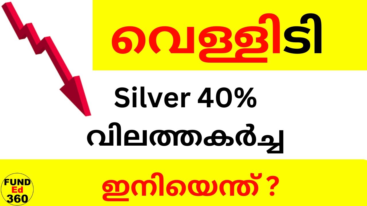 Silver 40% വിലത്തകർച്ച | ഇനിയെന്ത് ? #silverbees #silverprice