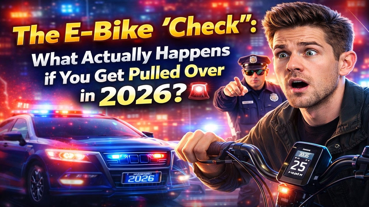 The E-Bike Check: What Happens When You Get Pulled Over in 2026?! 🚨