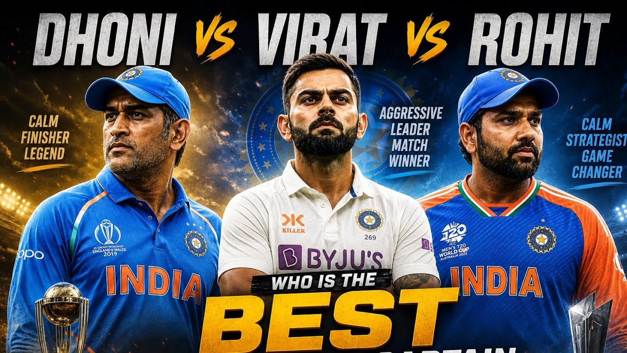 Who🥶 is best Captain🥵 in India❓🙀🔥#tamil #cricket #india #rohitsharma #msdhoni #viratkohli #captain  