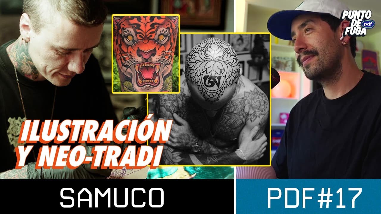 PDF#17 - SAMUCO PÉREZ |  Estudiar ILUSTRACIÓN para aplicarlo en TATUAJE NEO TRADICIONAL