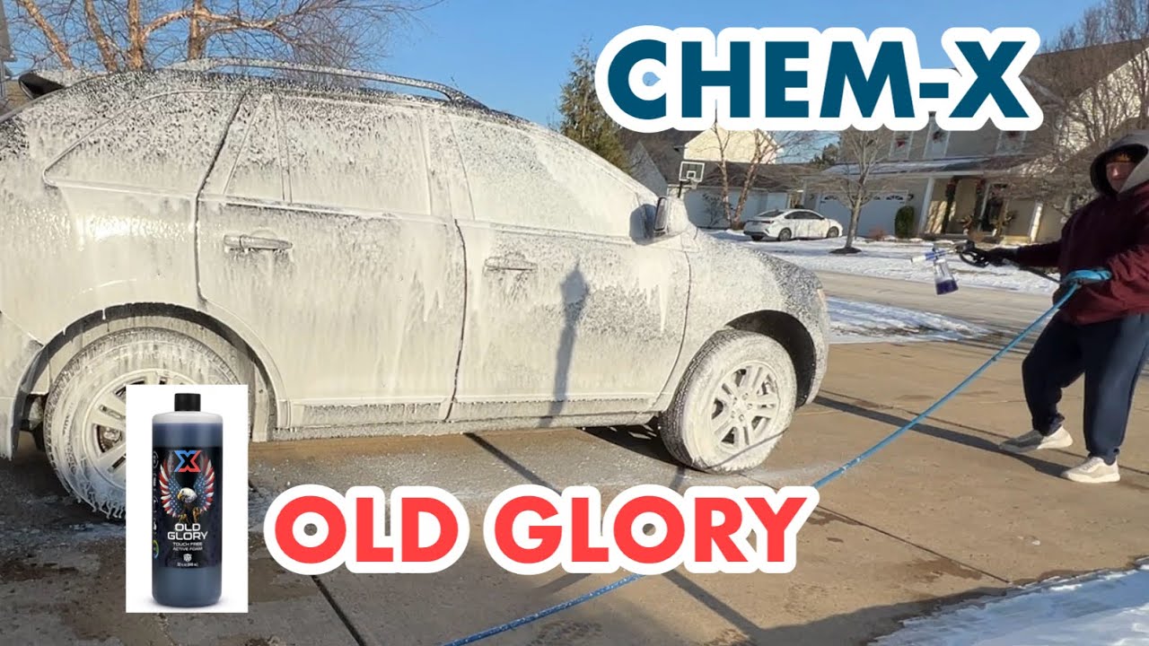 Testing CHEM-X OLD GLORY Touch Free Active Foam