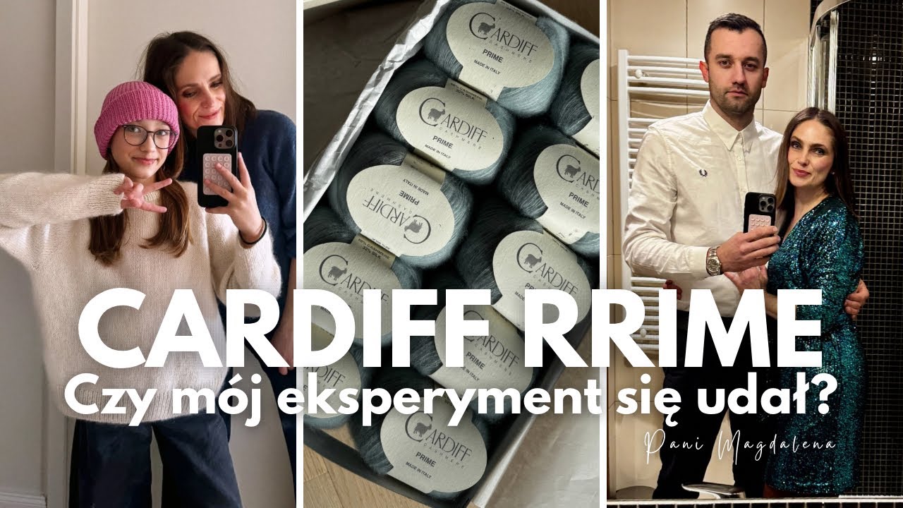 Nowy projekt z Cardiff Prime na moich nowych drutach ChiaoGoo 🧶 i sylwestrowe zakupy 🛍️