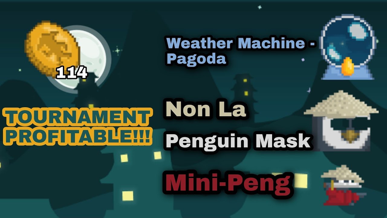 Growtopia using 114 Tourney Token in TOURNAMENT will i get Mini-Peng???