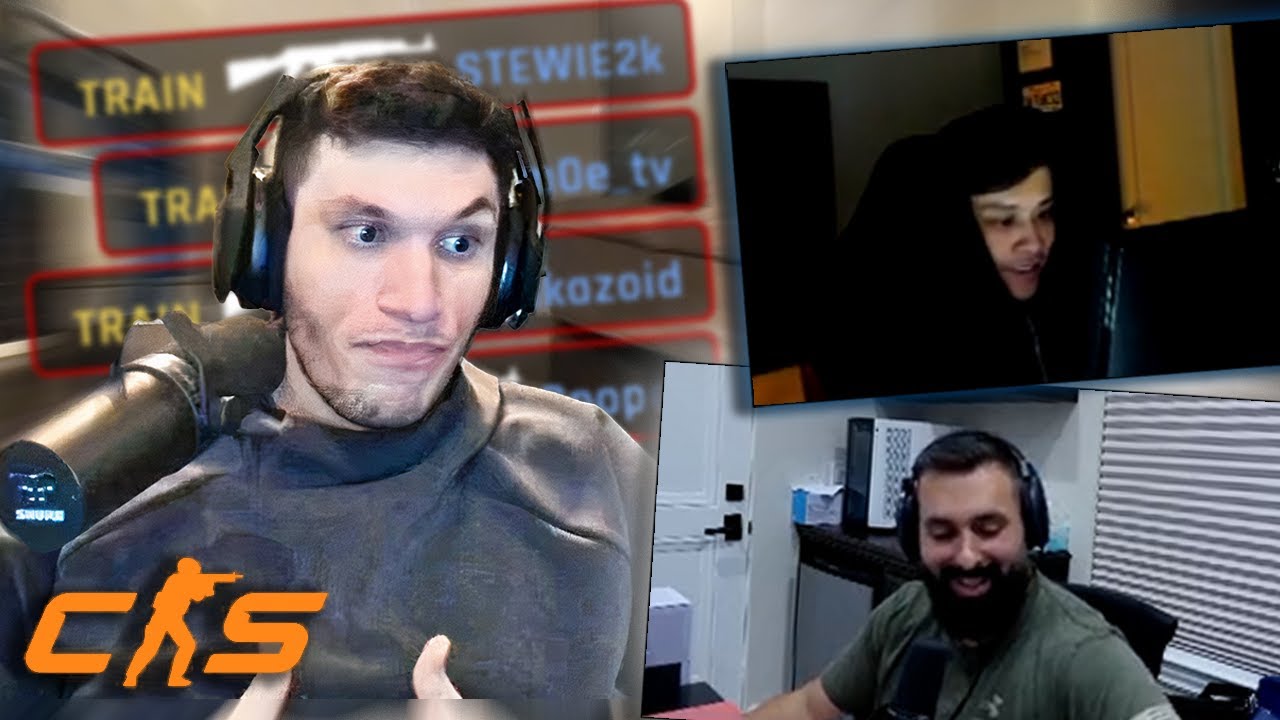 TRAINWRECKSTV Teaches US how to play CS2! 