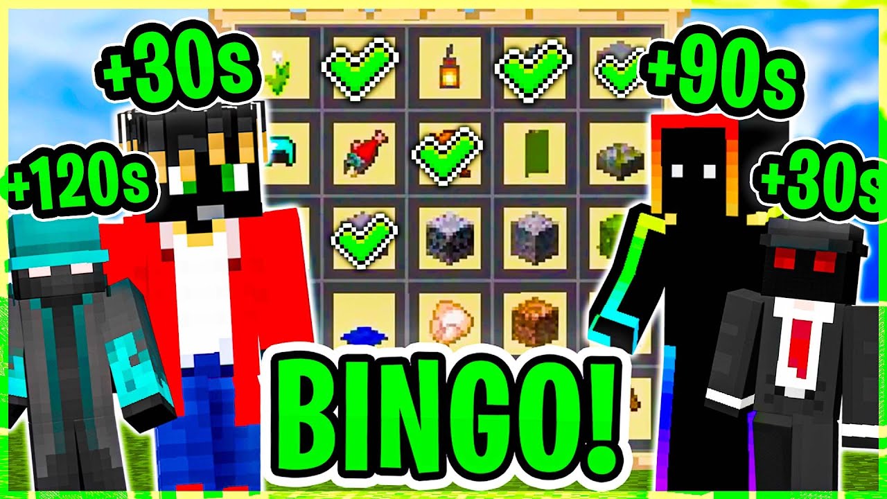 MINECRAFT BINGO, ALE ZÍSKÁVÁME ČAS!😱 [MarweX&@MegaSkuci&@fatlaax&@timko__]